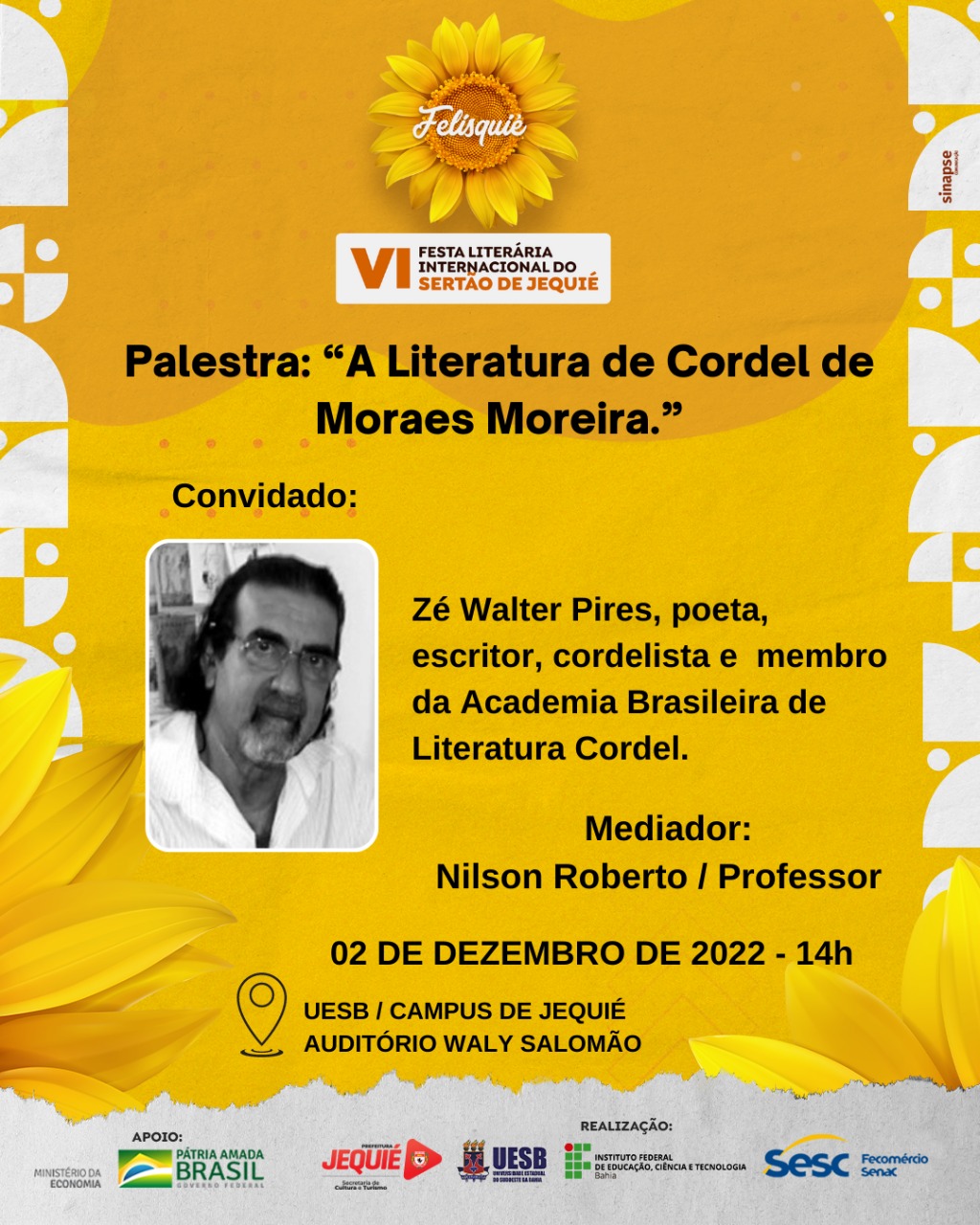 Prefeitura de Jequié, IFBA, UESB e SESC realizam lançamento do projeto da  sétima edição da Felisquié – Portal Gazeta do Vale